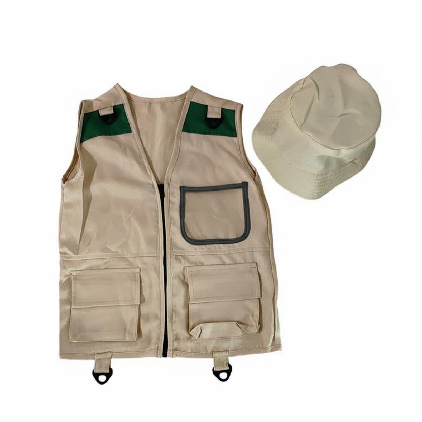 Outdoor Adventure Kit For Boys - Dziecięca kamizelka eksploratora, kostium przygodowy, zabawki