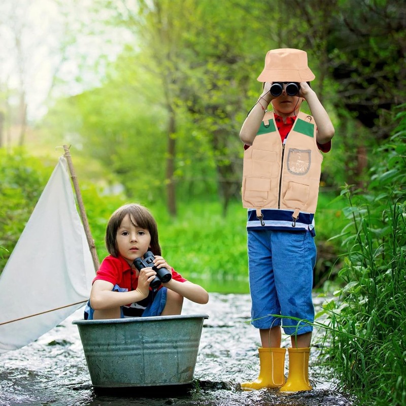 Outdoor Adventure Game - Strój Safari z kamizelką cargo i