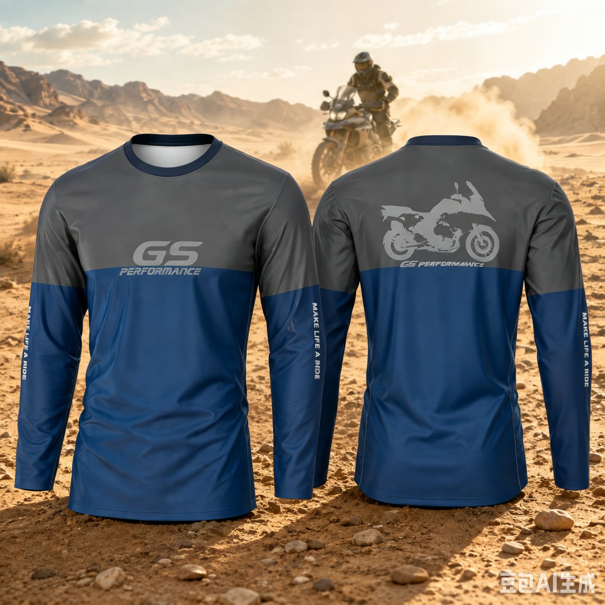 Outdoor Adventure Wear - Koszulka z długim rękawem do motocykla