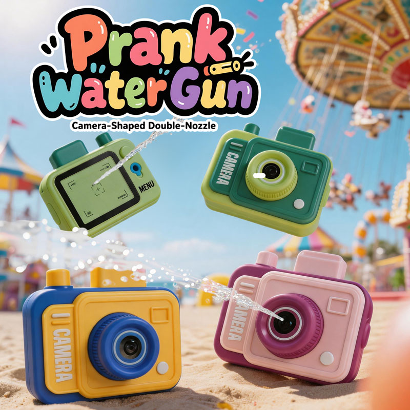 Outdoor Adventure Game - Dwustronny pistolet na wodę z kamerą,