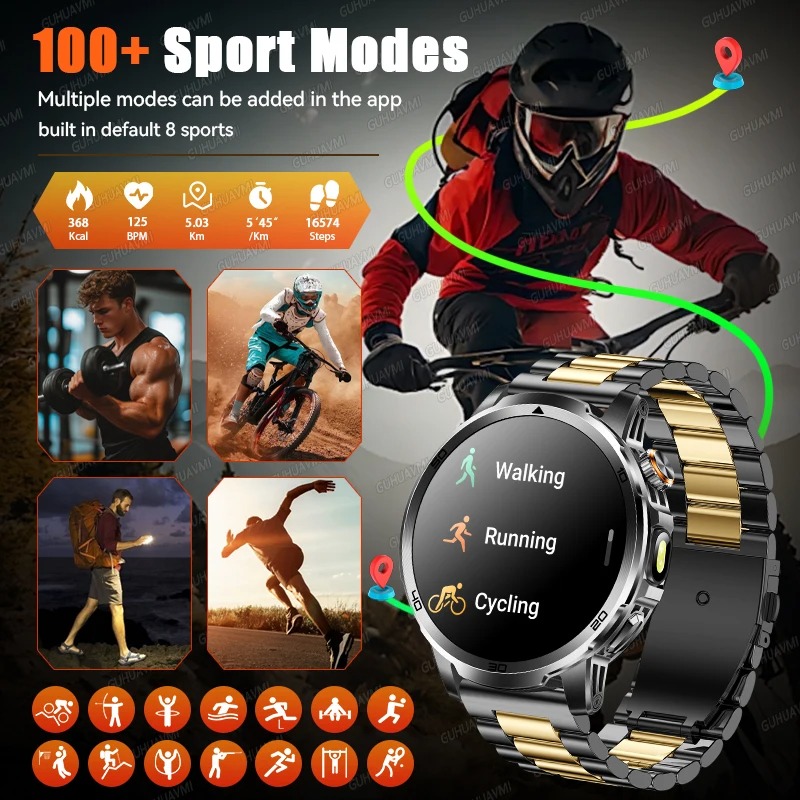 Nowy wojskowy smartwatch męski – Outdoor Adventure Wear recenzja i cena